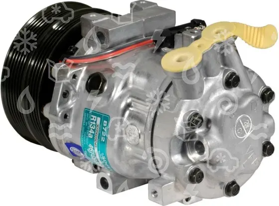 kompresor SANDEN 6V12, řemenice 120 mm - PV6+4, 12V, OEM 46759036
